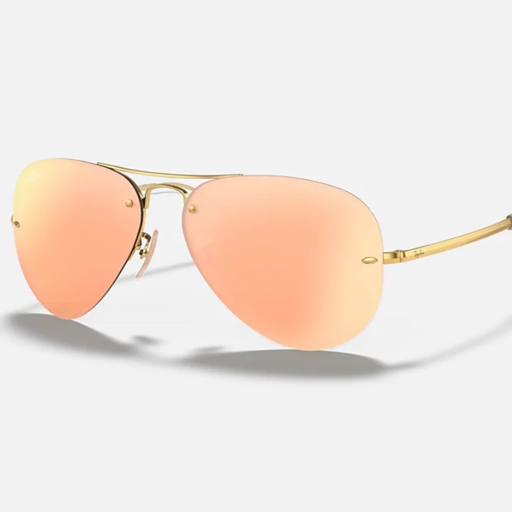 Ray-Ban Copper Mirror Gold Sunglasses